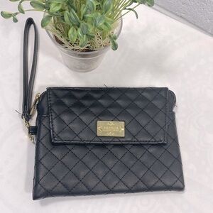 Nanette black wristlet​​​​​​​​​